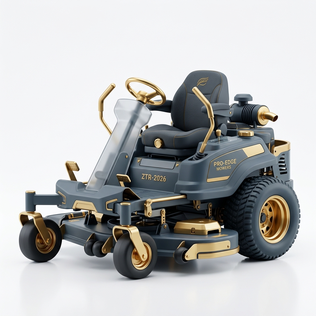 3D Lawn Mower Icon