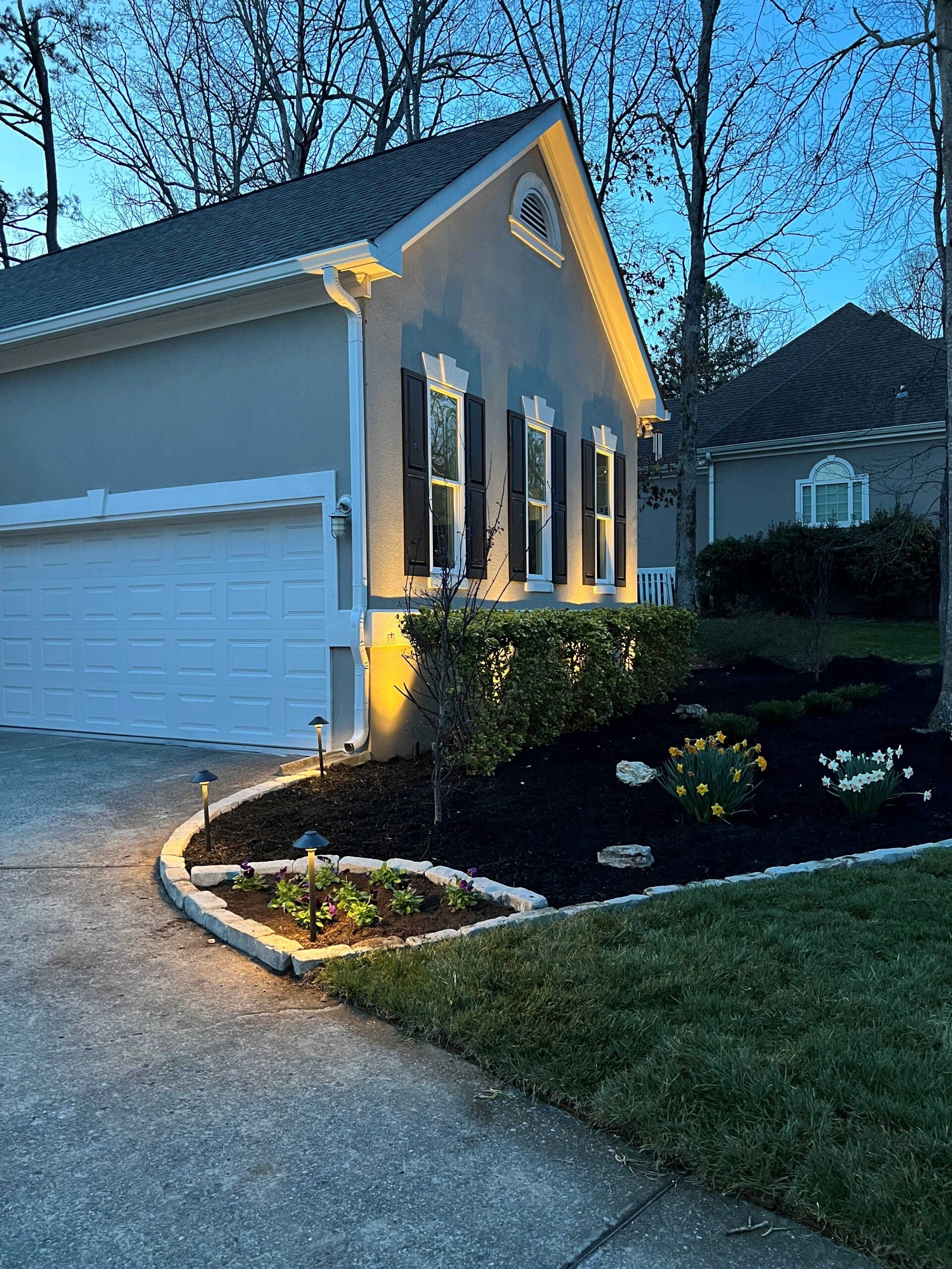 Landscape Lighting & Sod Installation