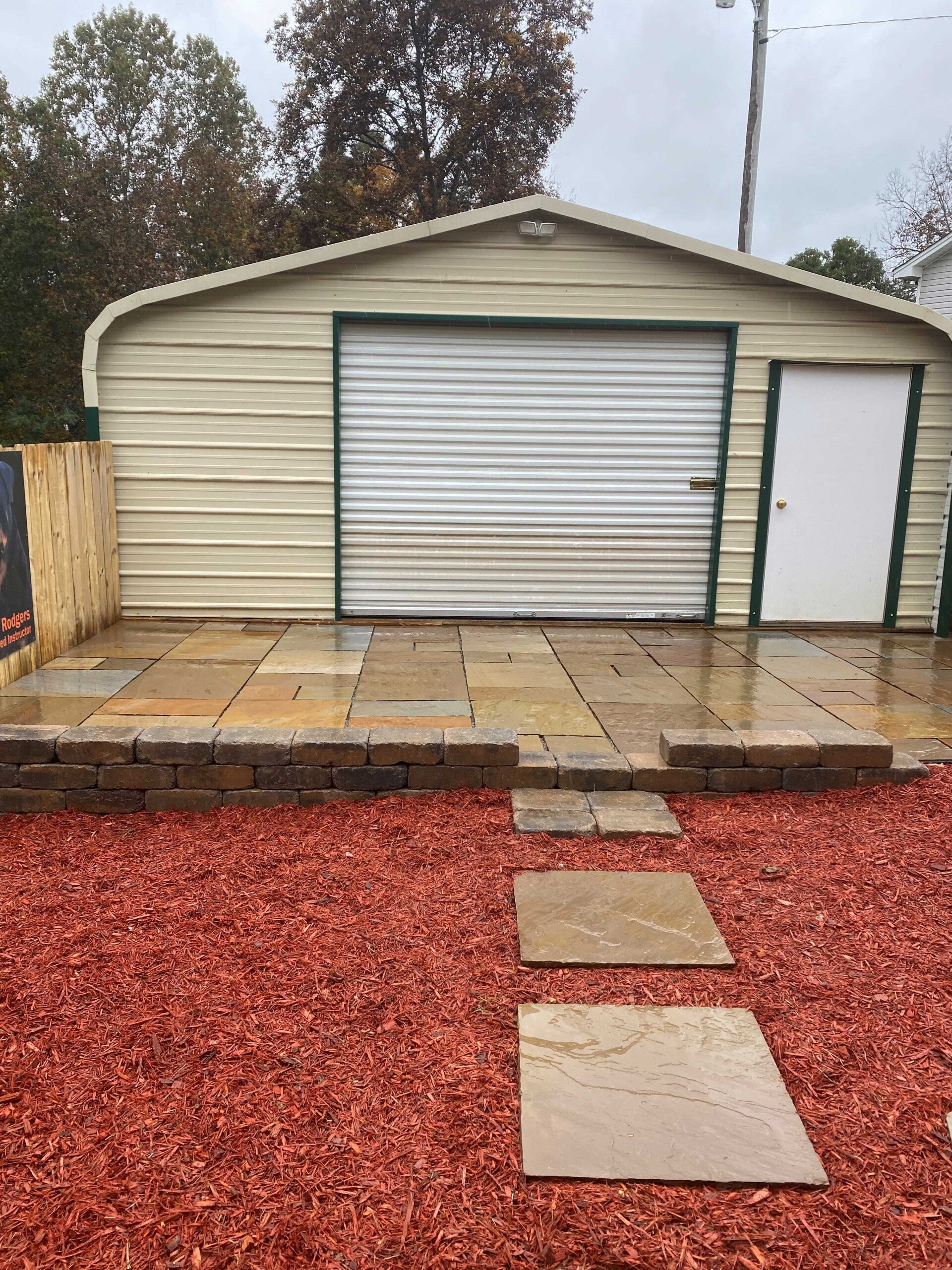 Stone Patio Hardscaping